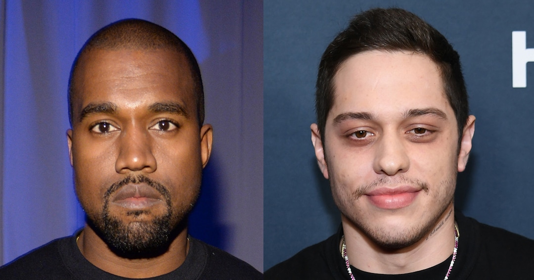 Pete Davidson Jokes About Kim Kardashian’s Ex Kanye West at Show